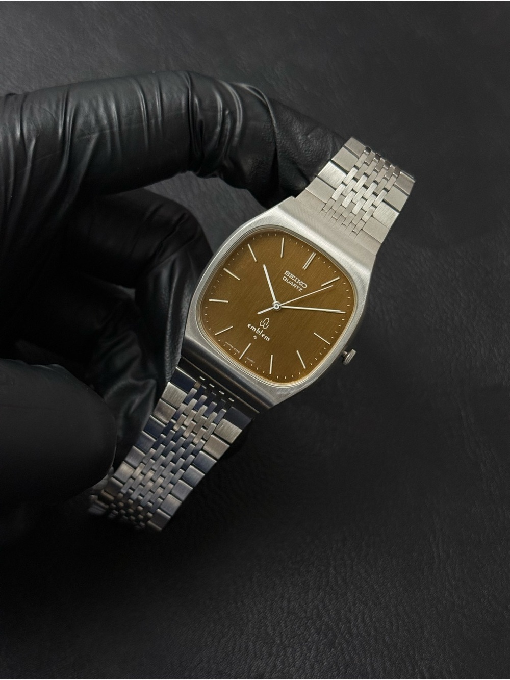 Vintage 1978 Seiko Emblem 4120-5000 Men’s Watch - Very Good Condition